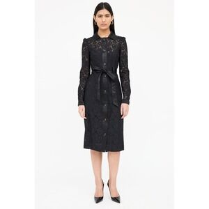 Dolce & Gabbana Black Lace Dress Gothic Romantic Sheer Size S IT 40 Y2K D&G